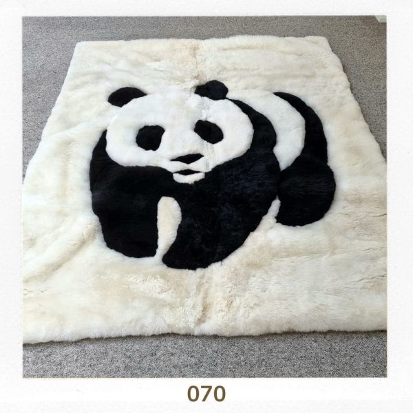 Rug Alpaca Huacaya 1.8x2.1 Panda For Discount