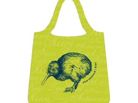 Shopping Bag Folding Kiwi Green Discount