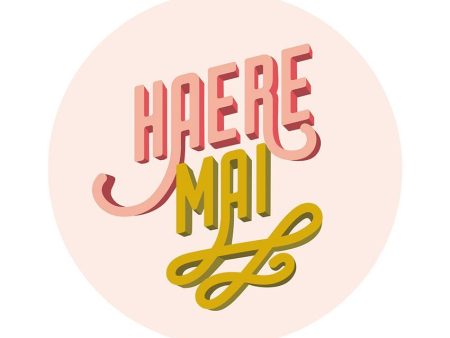 Te Reo Haere Mai Ceramic Coaster For Discount