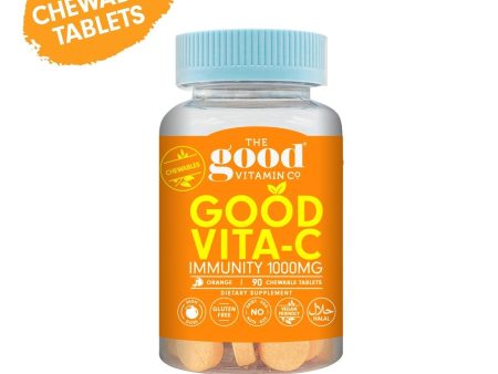 Vitamin C 1,000mg Immune System Supplements 90 Chewable Tablets Online Hot Sale