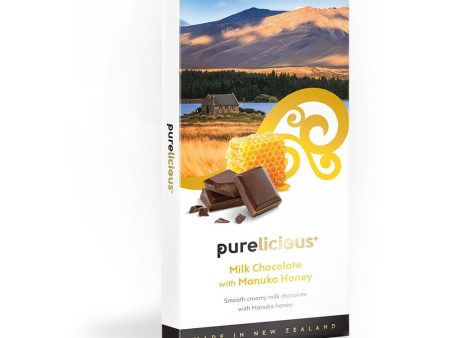 Purelicious Milk Chocolate with Manuka Honey 100g For Discount