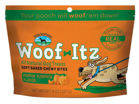 American Natural Premium Woof-Itz Poppin  Pumpkin Dog Treat Online Sale