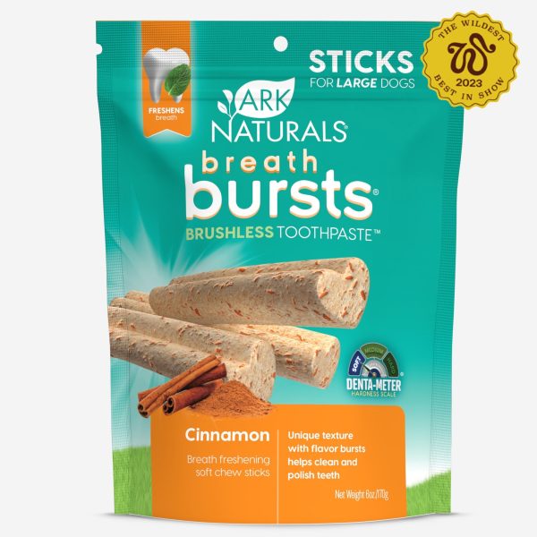 Ark Naturals Breath Bursts Cinnamon Sticks Dog Treats Online