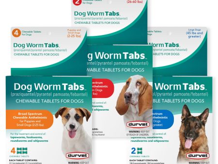 Durvet Dog Worm Tabs Sale