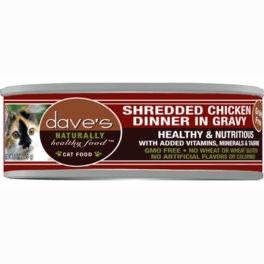 Dave s Pet Food Grain Free Shredded Chicken Dinner in Gravy Canned Cat Food Online