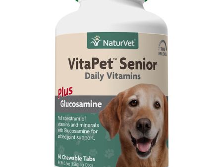 NaturVet VitaPet™ Senior Daily Vitamins Chewable Tablets Supply