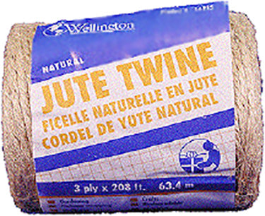 14255 JUTE  TWINE 3 PLY X 208 NAT For Sale