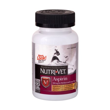 Nutri-Vet Aspirin Chewable Tablets for Large Dogs on Sale