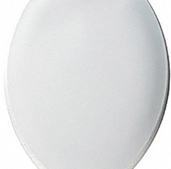 000 TOILET SEAT ELONGATED PLASTIC WH Online now