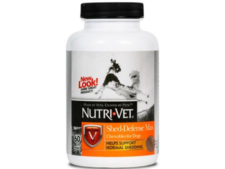 Nutri-Vet Shed-Defense Max Chewable Tablets Sale