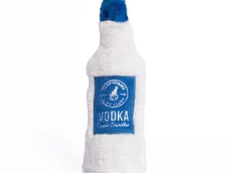 ZippyPaws Happy Hour Crusherz Vodka Plush Dog Toy Online now